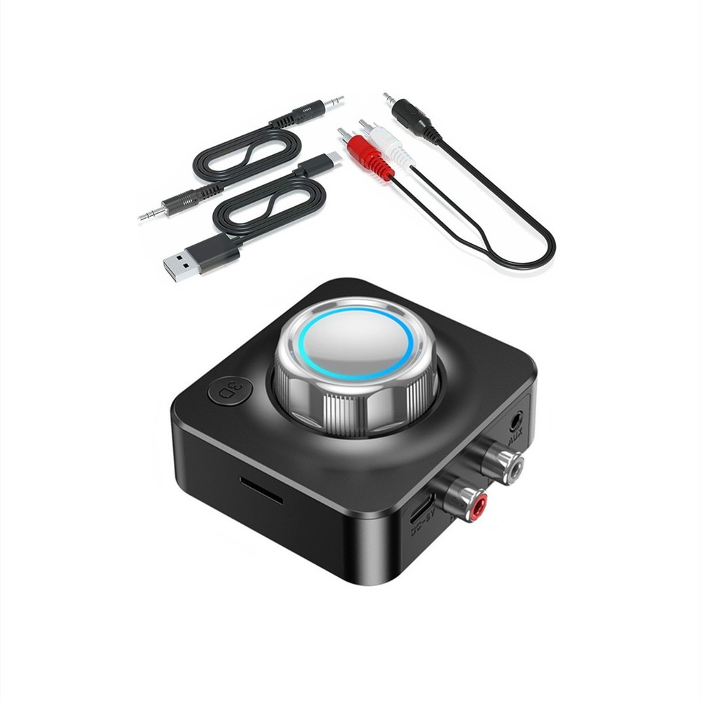 2-in-1 Wireless Bluetooth V5 Aux Audio Receiver Transmitter TF Card Reader G