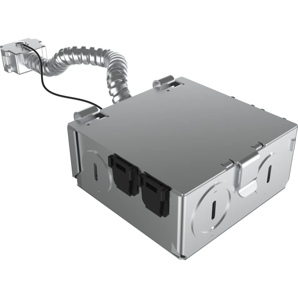 Juno JPDZ6JB RDB1 WWH M6 Podz Canless LED Downlight, Switchable, Matte White