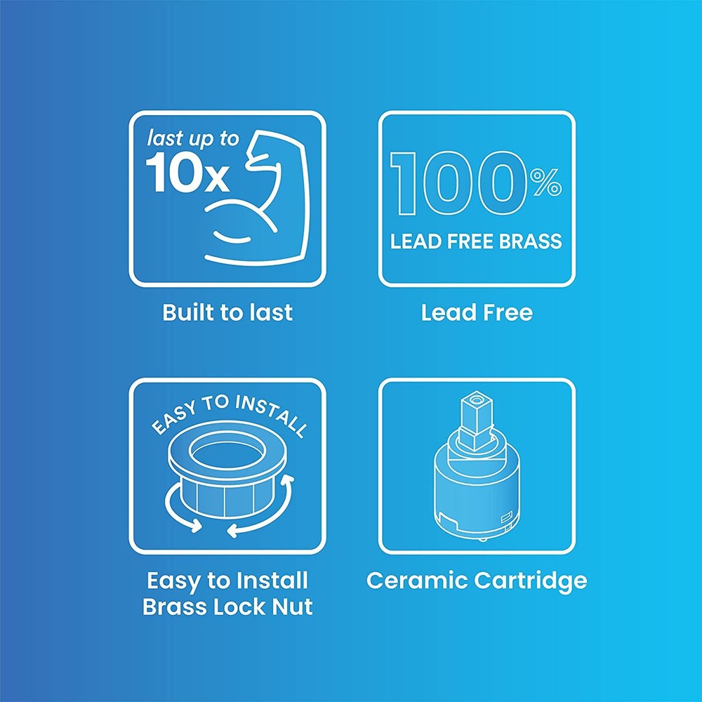 Döretz Pulldown Kitchen Faucet with Single Handle, Lead-Free Brass, Matte Black