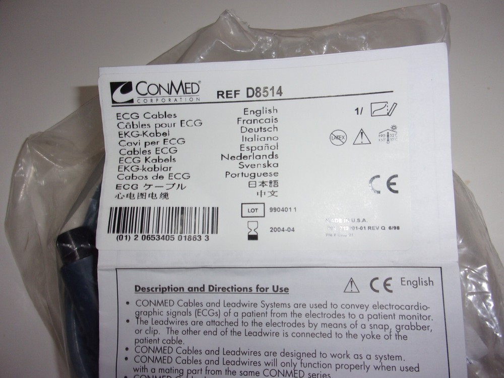 ECG cable,5 lead