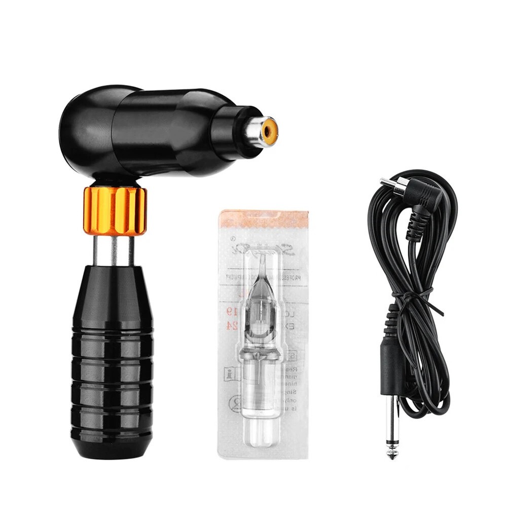 Complete Tattoo Machine Kits Exquisite Workmanship Motor Hybrid Silent L-shaped