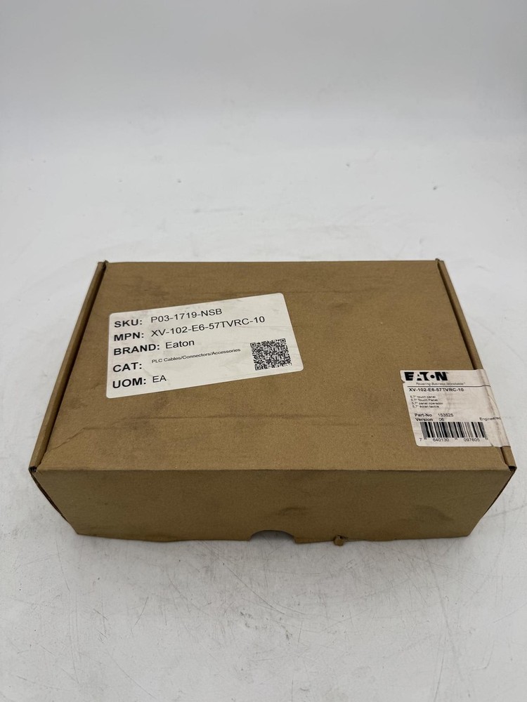NEW Eaton XV-102-E6-57TVRC-10 Touch Panel 5.7” Touch Panel Operator Interface