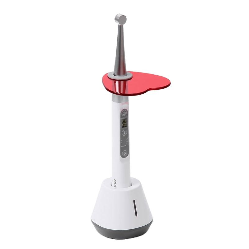 C25 Plus Dental 10W LED One Second Curing Light 2500mw/cm2 360° Rotatable Head