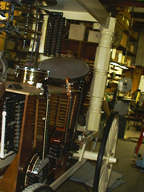 Robotic Orchestra Wagon mounted timpani drums