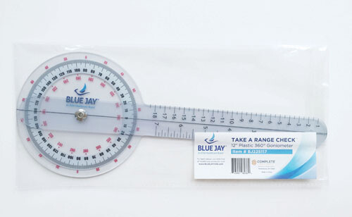 Take A Range Check Plastic 12 Goniometer 360 Deg