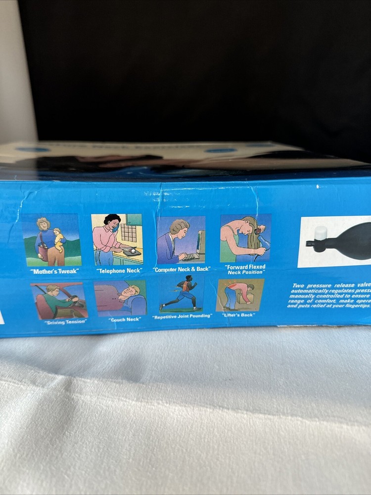 Posture Neck Exerciser Easy Portable Pumpable ORIGINAL BOX Adjustment