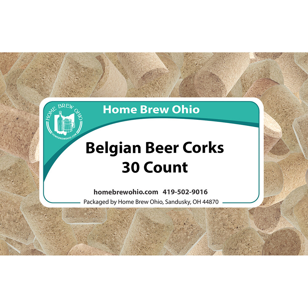 Home Brew Ohio Belgian Beer Corks 30 count