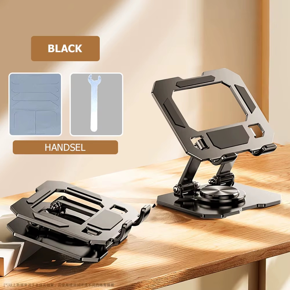 360° Rotatable Tablet Stand Adjustable Foldable Desktop Stand Holder Compatible