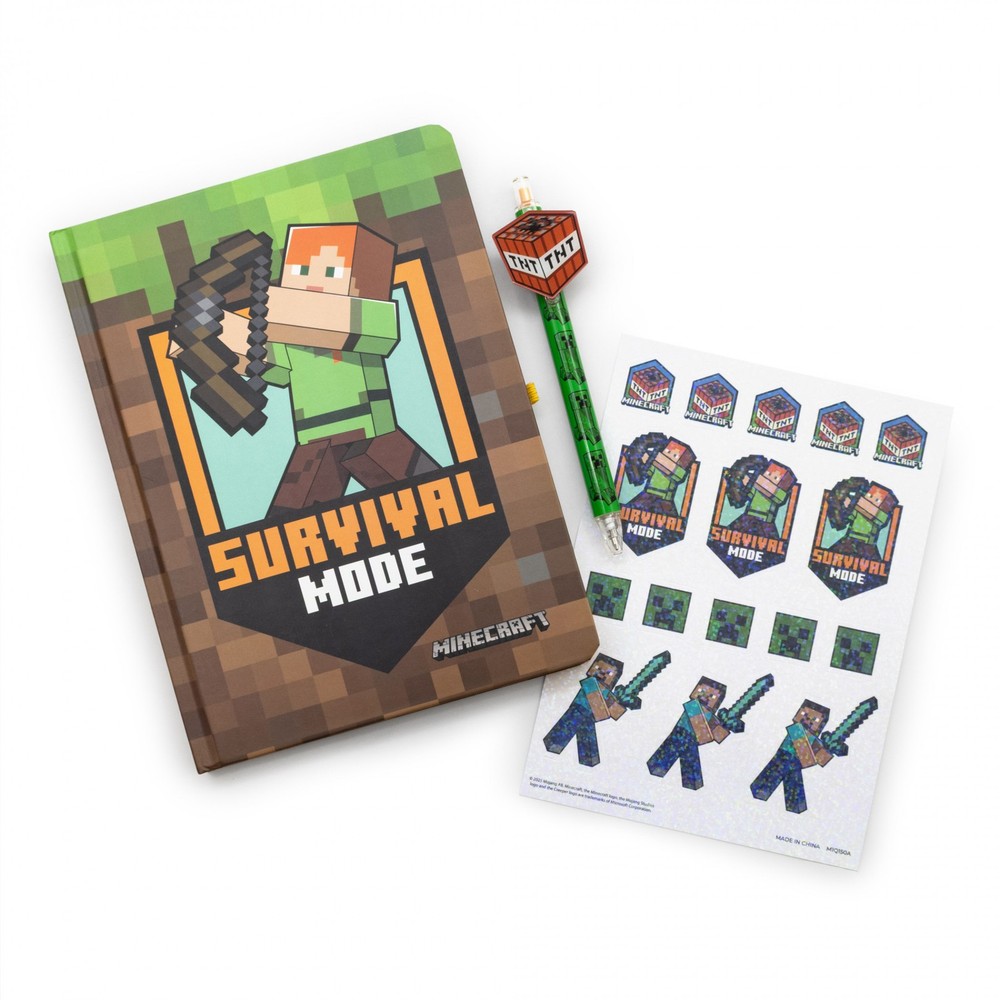 Minecraft Survival Mode Stationary Bundle Multi-Color