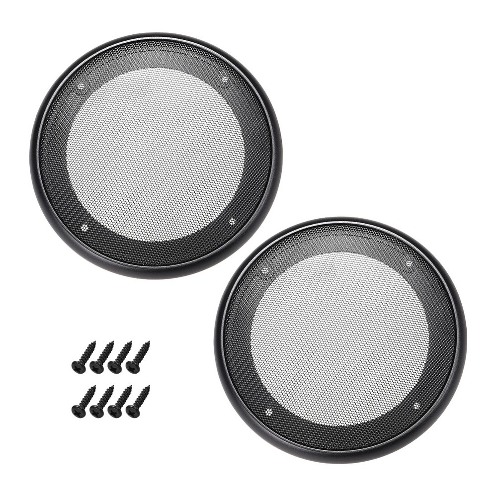 2pack 4" Speaker Grill Mesh Decorative Circle Woofer Guard Protector Cover Audio