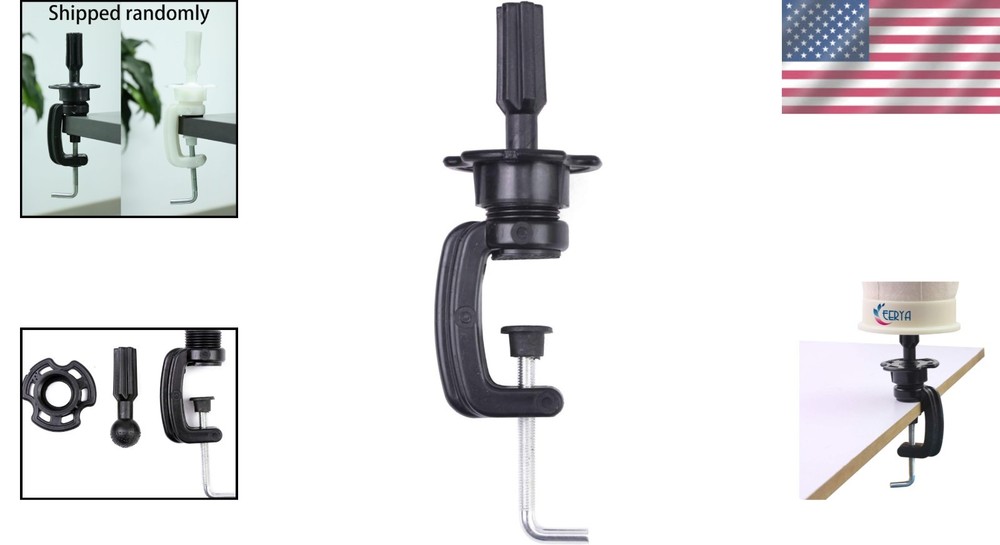Durable Wig Holder Head Stand - Perfect for Styling & Display, Easy Assembly!
