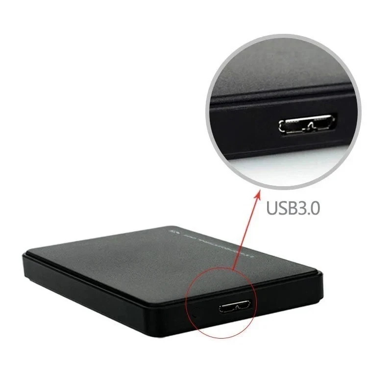 USB 3.0 2TB SATA SSD External Hard Drive Portable Desktop Mobile Hard Disk Case