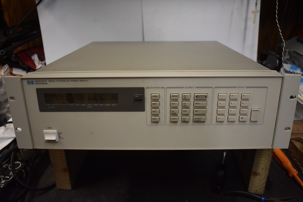 HP HEWLETT PACKARD 6622A SYSTEM DC POWER SUPPLY