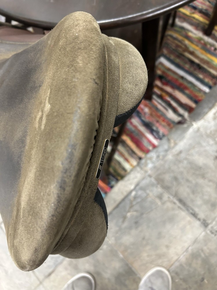 K & M Saddle Synthetic/Suede 17