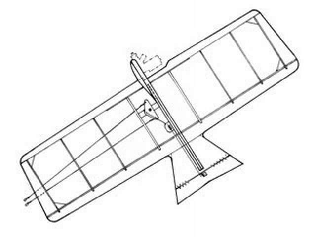 5th Revolution Combat Control Line 36" Model Airplane Printed Plans & Templates