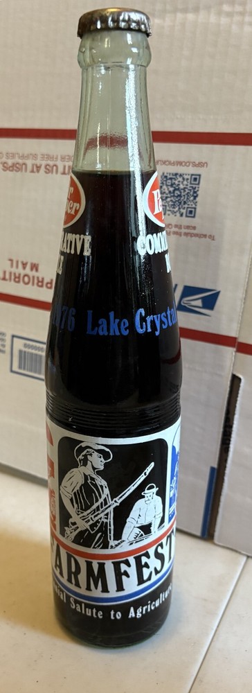 Dr. Pepper, 16oz., Commemorative Bottle. Crystal, Minnesota.