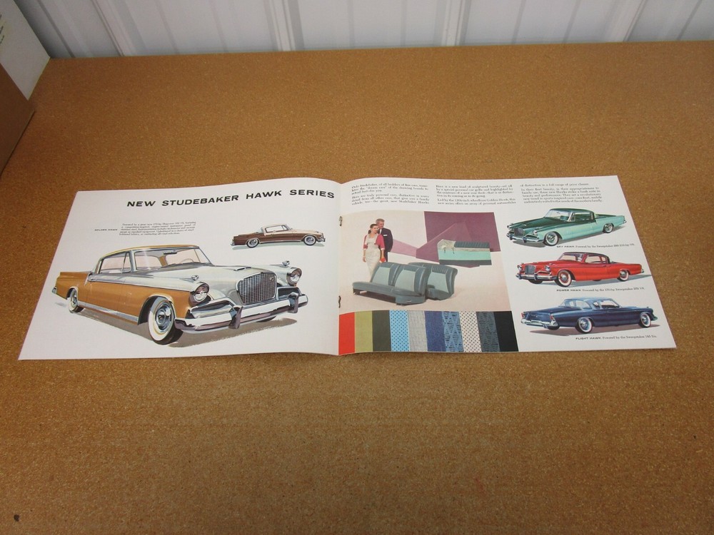 1956 Studebaker Hawk President Commander sales brochure BIG 20 pg ORIGINAL
