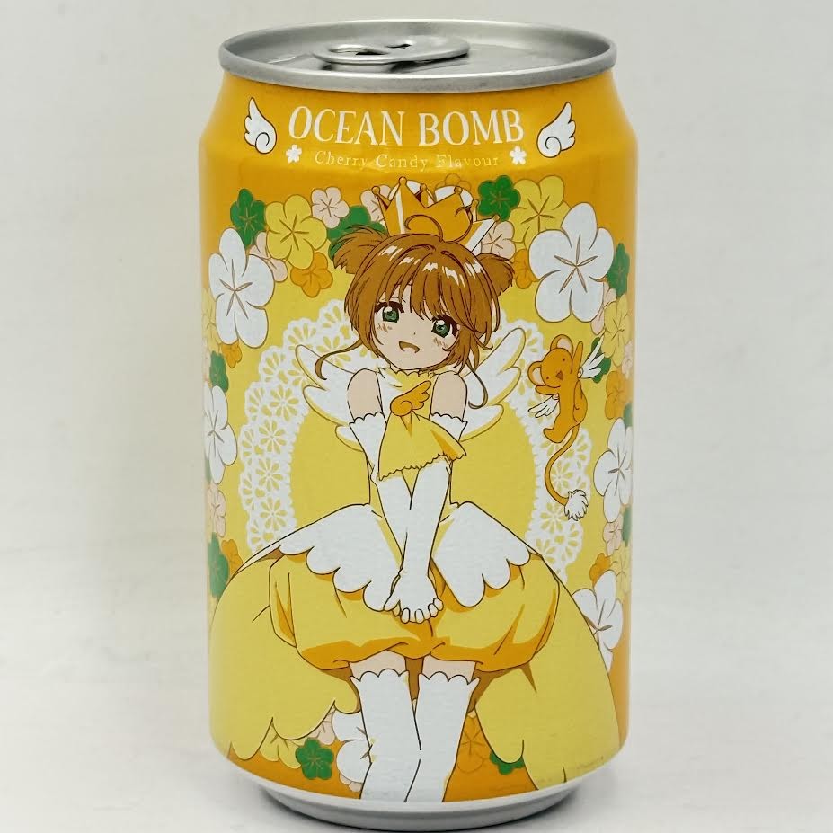 Ocean Bomb Cherry Candy Flavour Sparkling Water 330mlx4can樱桃糖風味汽泡水