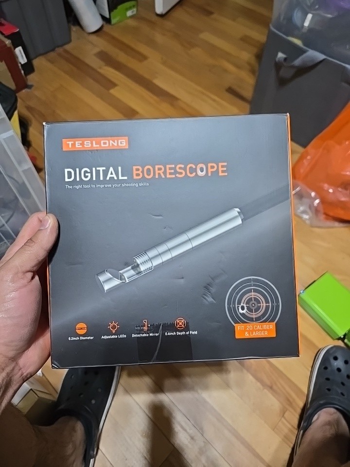 TESLONG DIGITAL BORE SCOPE FIT .20 CALIBER AND LARGER