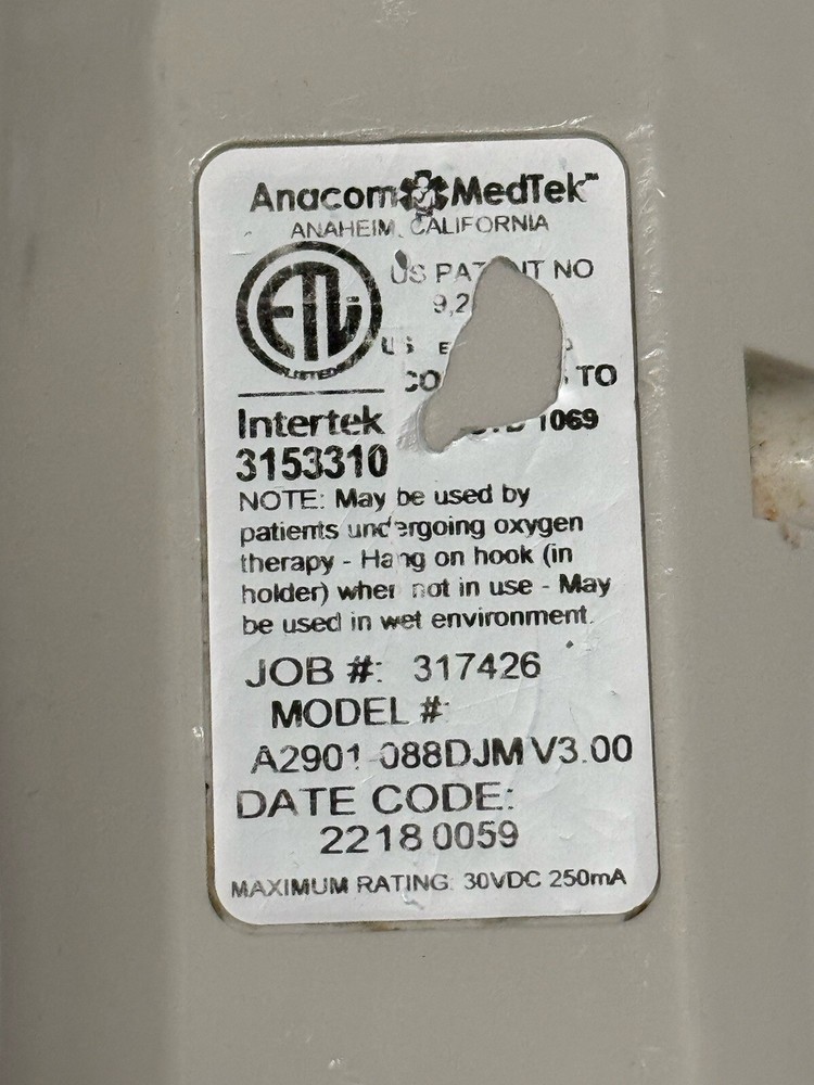 Anacom Nurse Call Button Remote USED