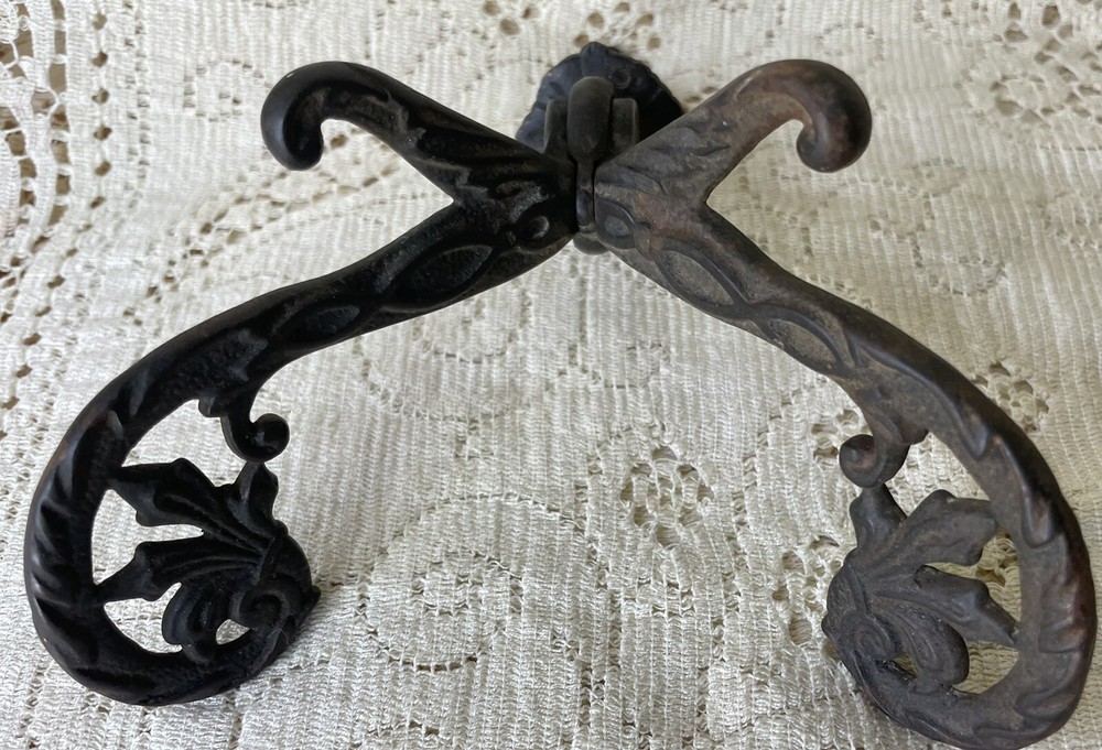 Antique Cast Iron Hooks, Halltree Hook & Lamp/Birdcage Hook