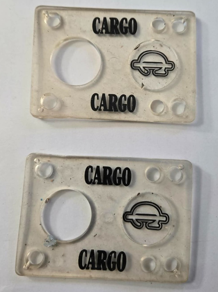 CARGO  Skateboard Shock Pads 1/8" Clear Risers Soft Riser Pads