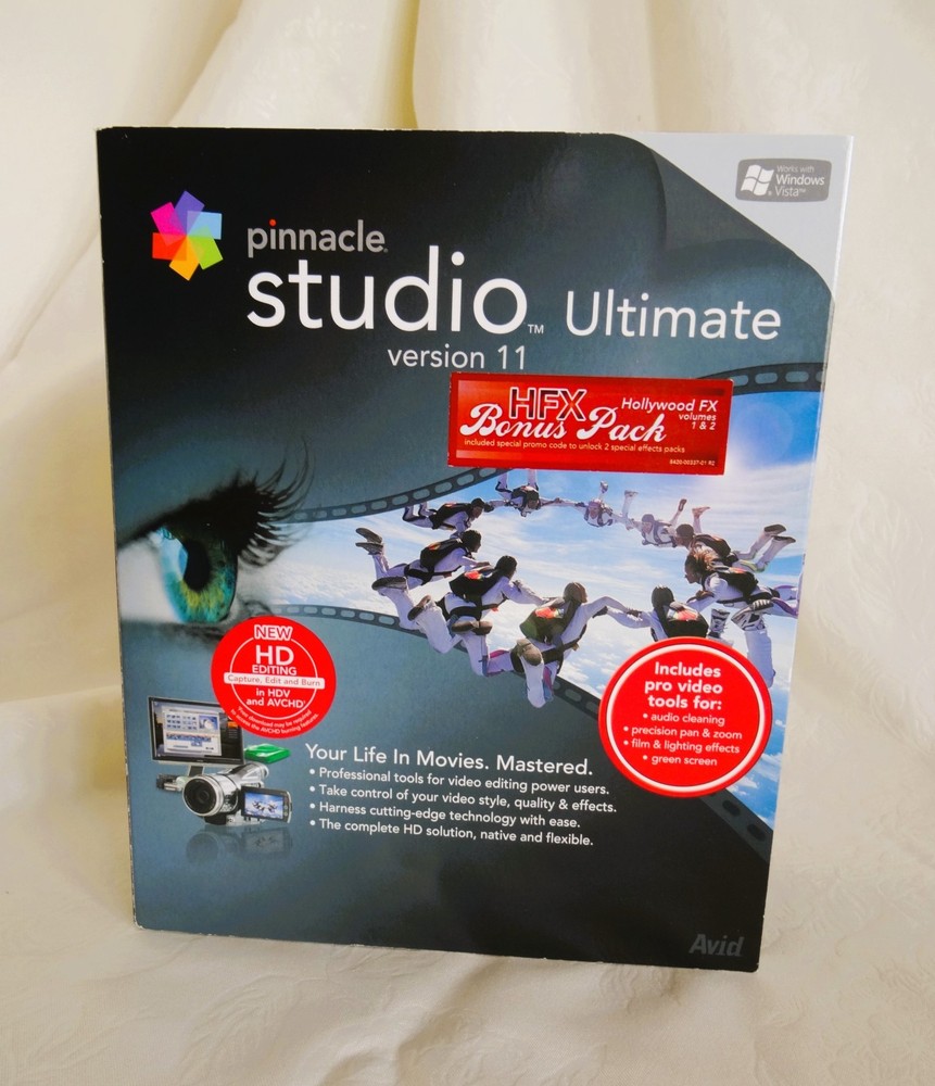 Pinnacle Studio Ultimate Version 11 Home Movie Making & Editing Software