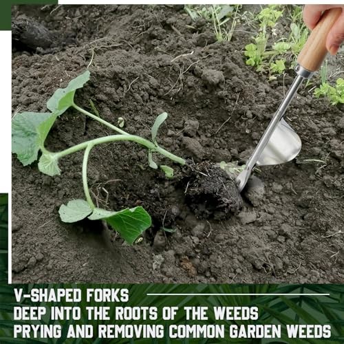 5 Pcs Weed Puller Set Include Hori Weeding Knife Uprooting Crack Classic