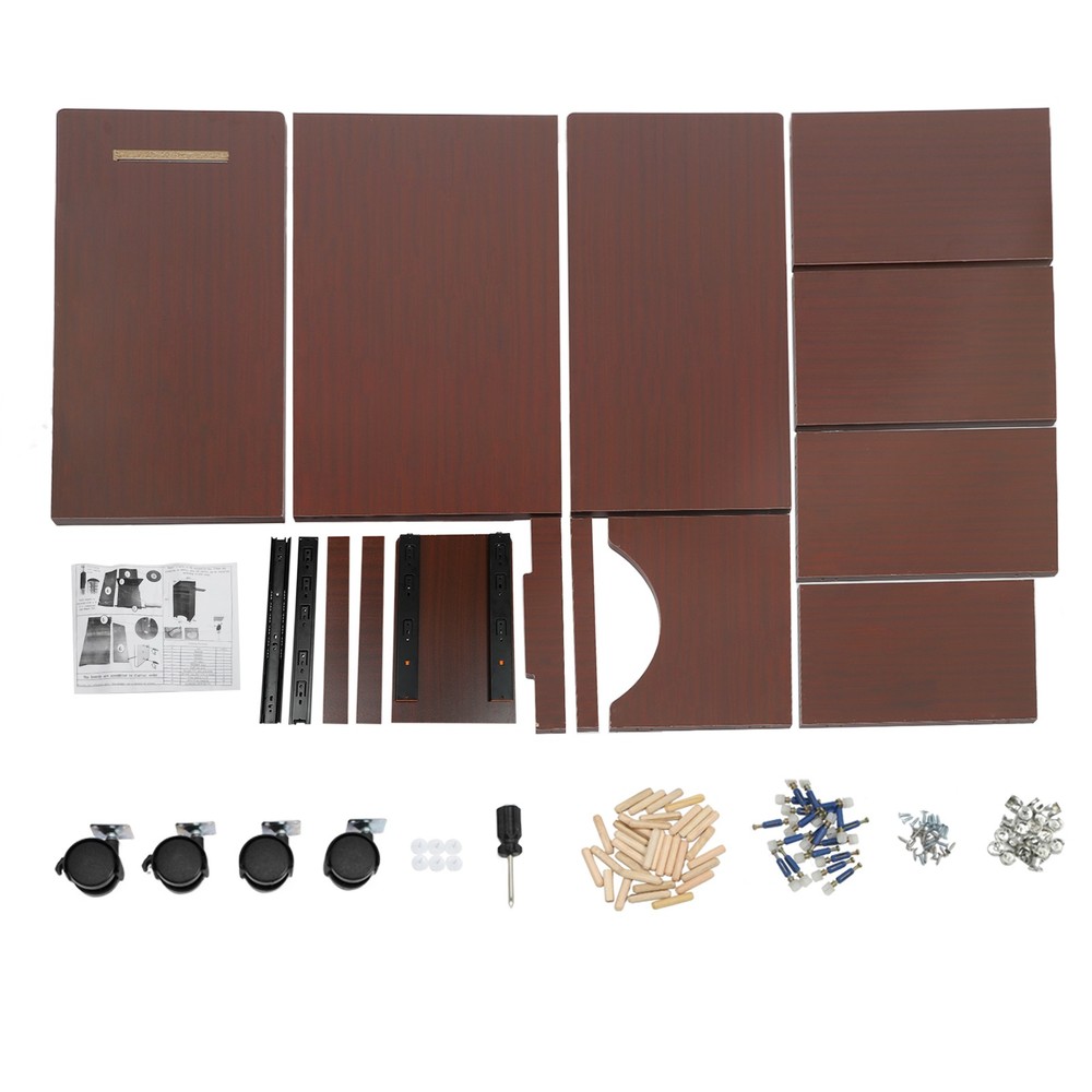 Conference Presentation Stand Presentation Table Presentation Desk with Wheels