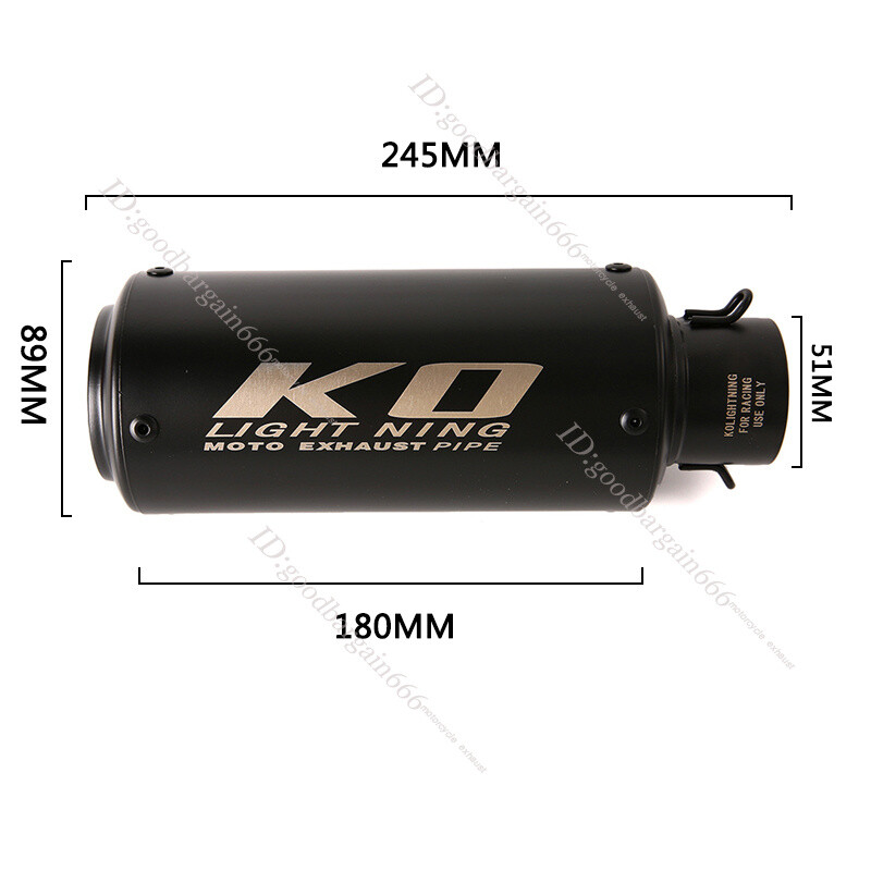 Complete Exhaust System Front Muffler Pipe Modified for Duke 390 RC390 2017-2020