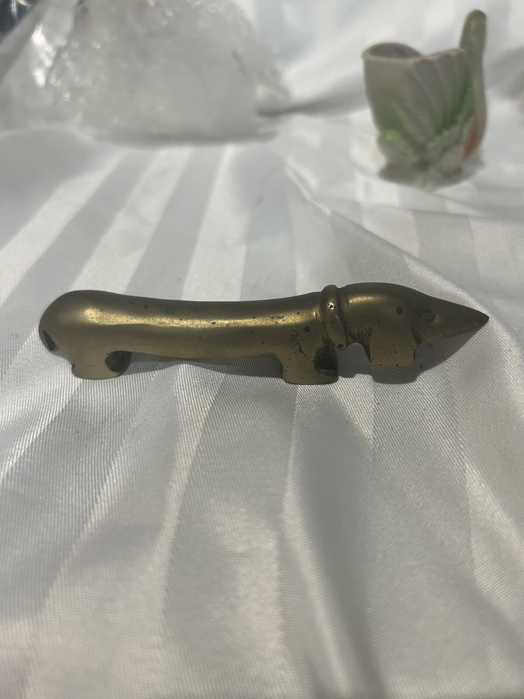 Solid Brass Dog Bottle Opener