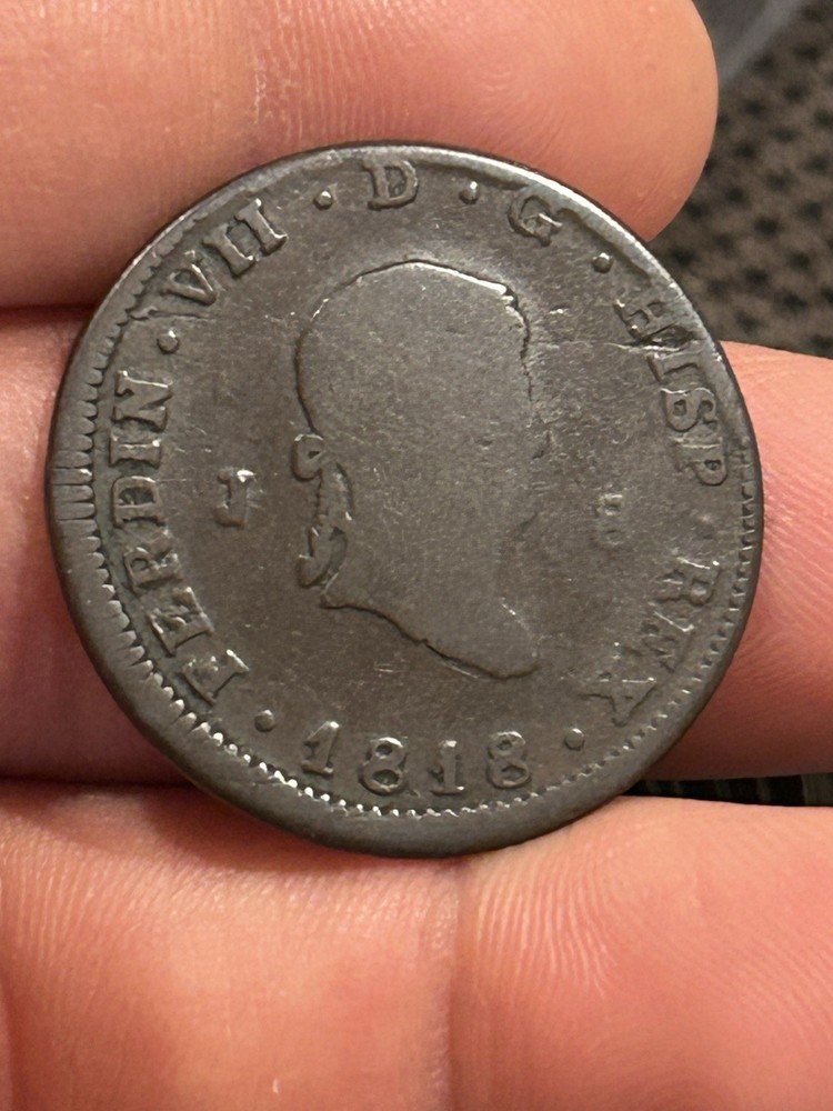 Spain 8 Maravedis 1818