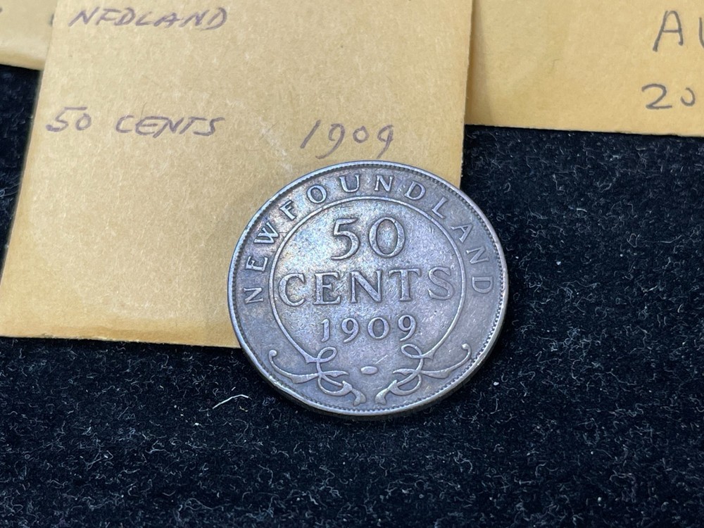 1909 Canada Newfoundland 50 Cents High Value