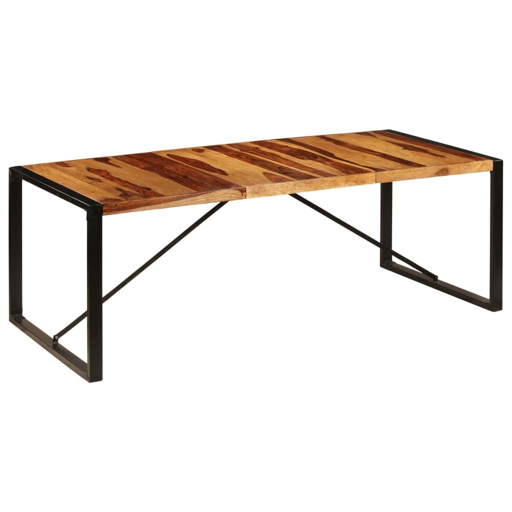 Dining Table Kitchen Table Dining Room Dinner Table Solid Acacia Wood vidaXL