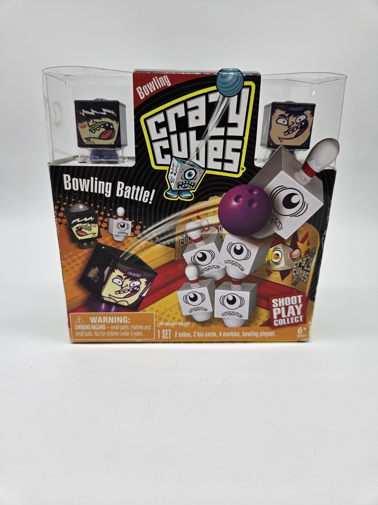 Crazy Cubes Bowling Game Play Shoot Collect 2012 Spin Master