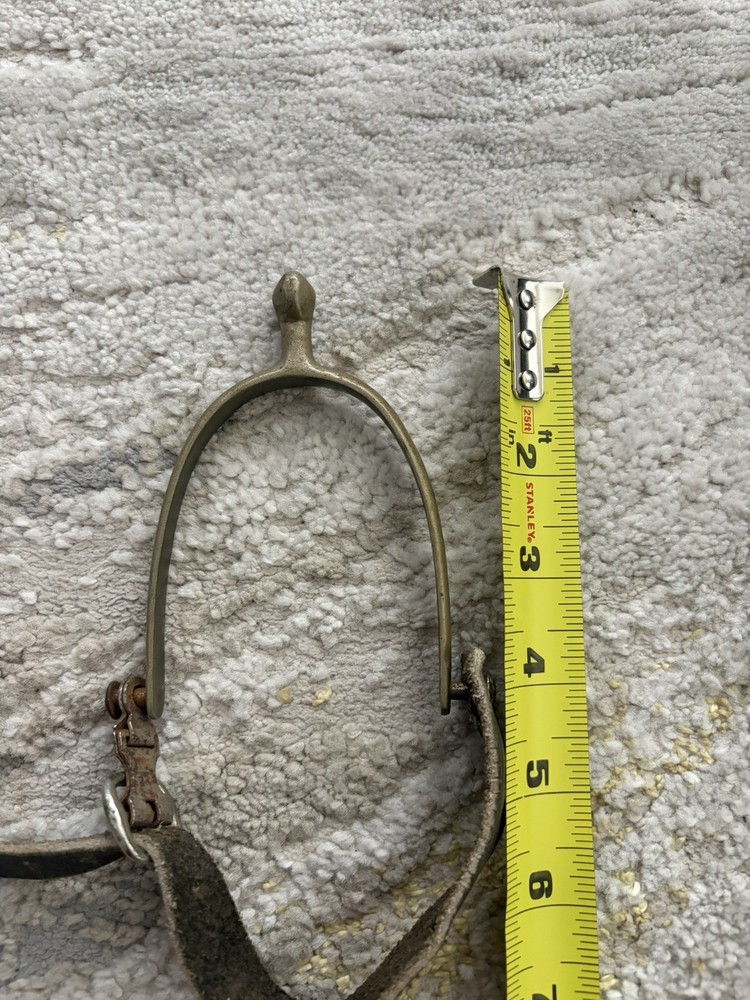 Vtg NEVER RUST England Riding Spurs & Leathers