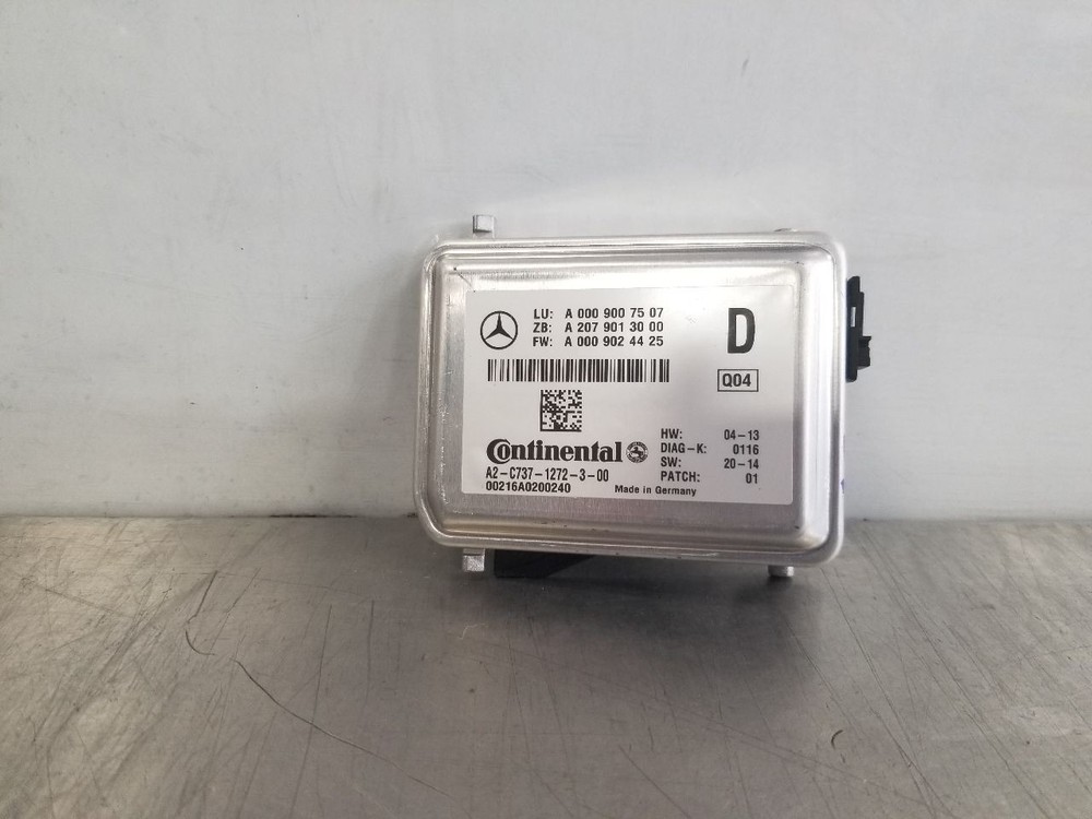 17 2017 MERCEDES E400 207 TYPE FRONT VIEW WINDSHIELD CAMERA PROJECTOR 0009007507