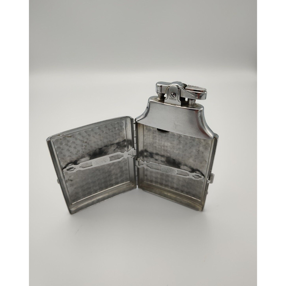 VINTAGE RONSON MASTERCASE CIGARETTE LIGHTER AND CASE
