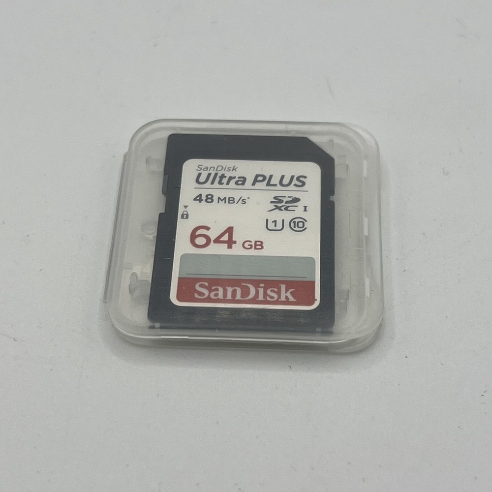 SanDisk - Ultra Plus 64GB Memory Card