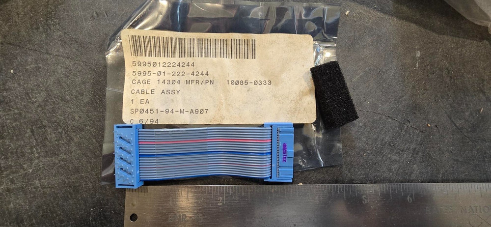 L3HARRIS CABLE ASSY 10085-0333 5995-01-222-4244