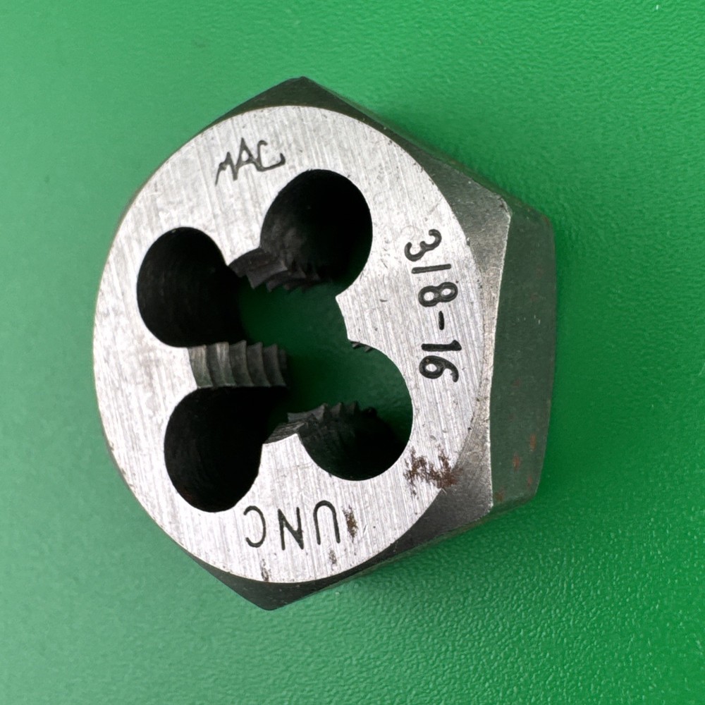 Mac Tools 6524DIA SAE Hexagonal Die 3/8"-16 NC - 1" Shank