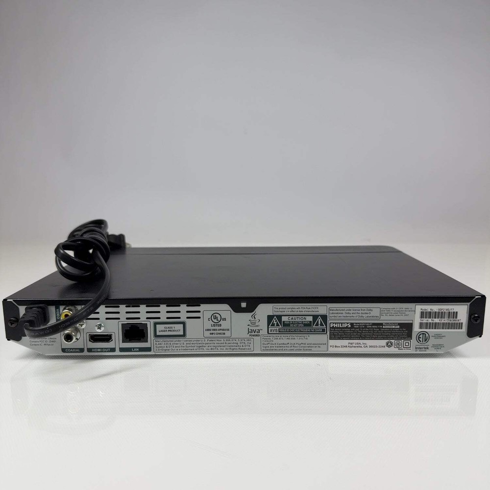 Broken Philips BDP2185&7 Digital Video Disc BDP2185&7 READ