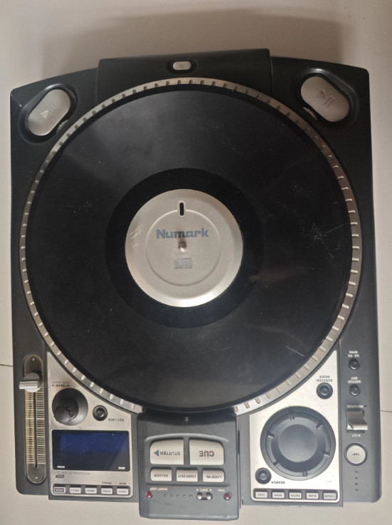 A pair of Numark CDX DJ Controller