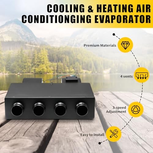 A/C 12V Air Conditioning Evaporator Assembly Unit, Heating & Cooling