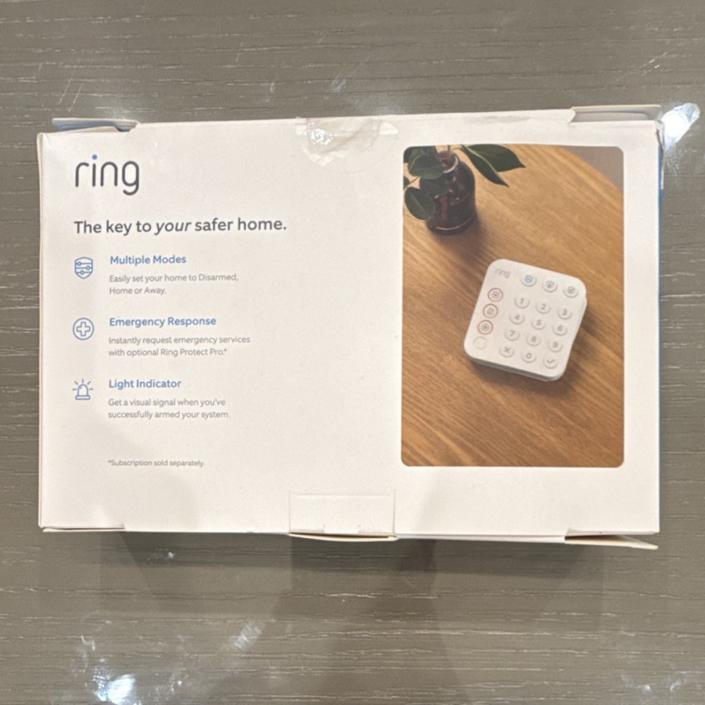 Ring Keypad White Multiple Modes Emergency Response Light Indicator