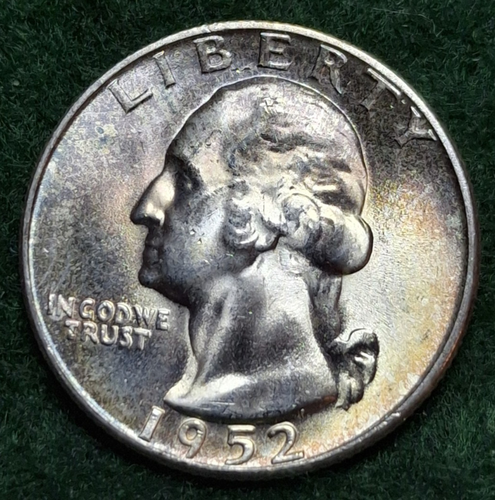 1952 S Washington Quarter