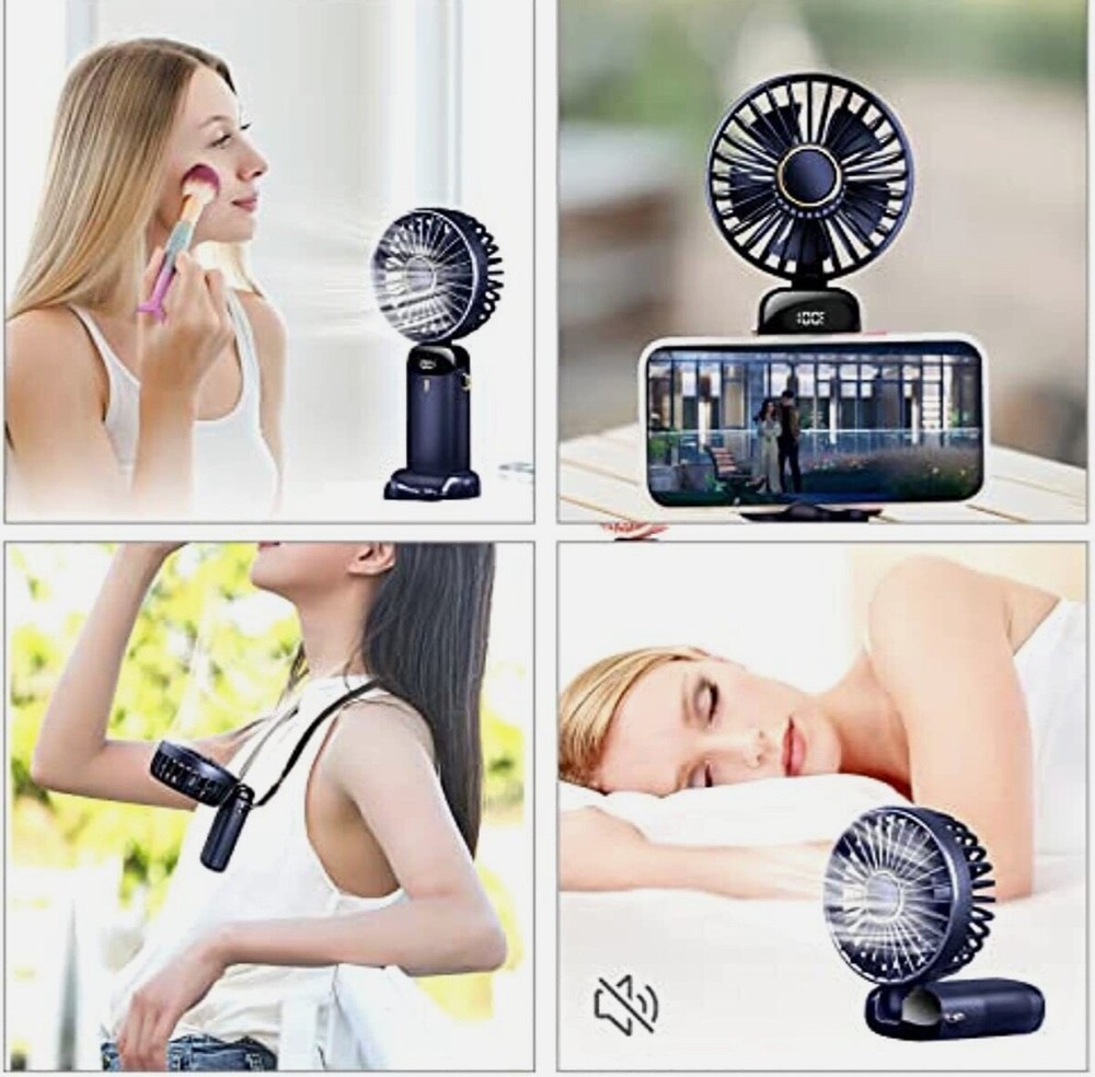 Mini handheld FAN- Portable, USB-Rechargeable battery