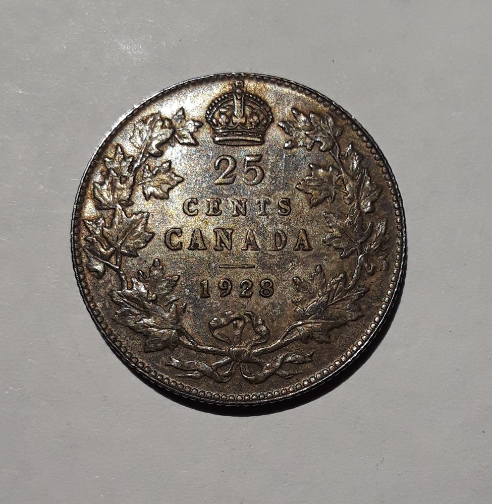 Canada 1928 25 Cents KM24a