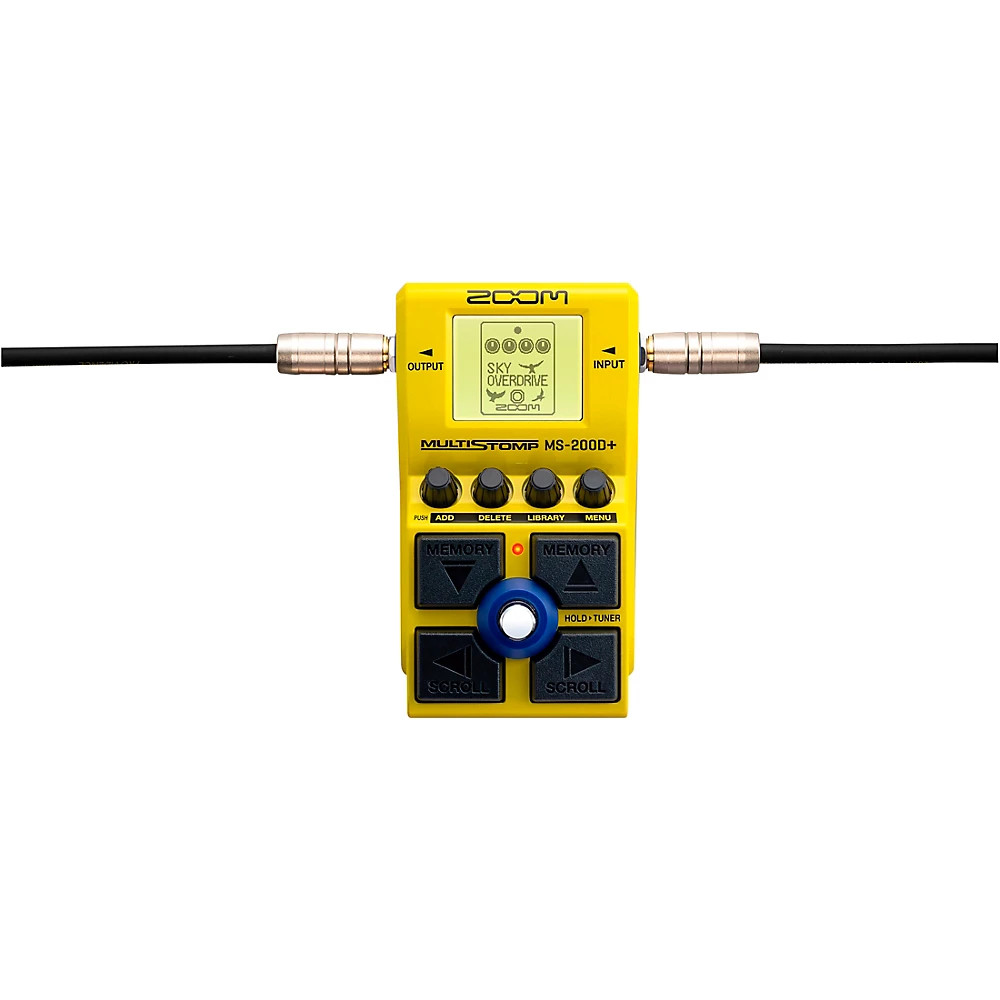Zoom MS-200D+ Multi-Stomp Distortion Effects Pedal Yellow