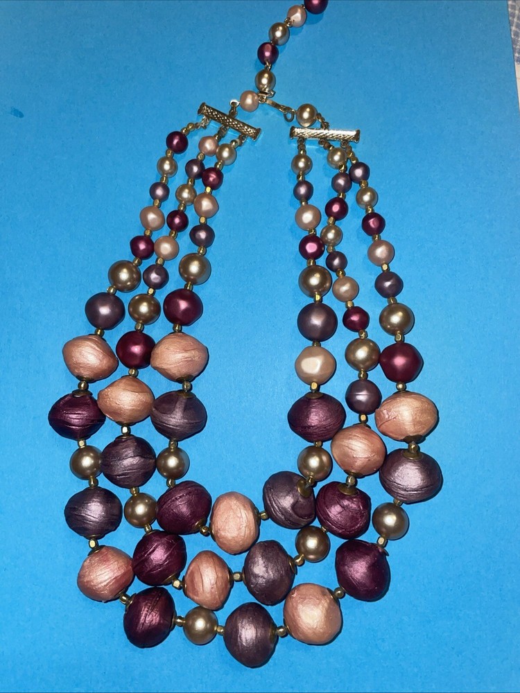 Homemade Necklace With Round Beads